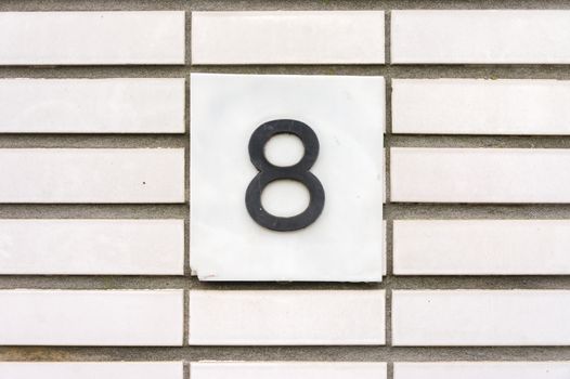 House number eight (8)