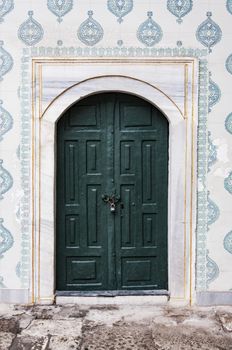 architectural details inside the Topkapi Palace in Istanbul, Turkey