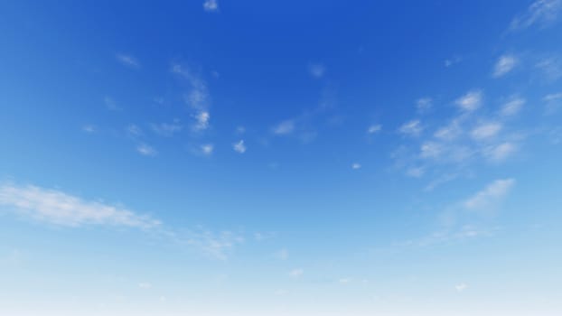 Cloudy blue sky abstract background, blue sky background with tiny clouds, 3d illustration