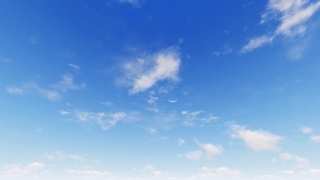 Cloudy blue sky abstract background, blue sky background with tiny clouds, 3d illustration