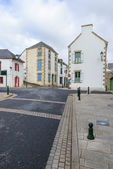 Houses in Batz-sur-Mer in Brittany, France