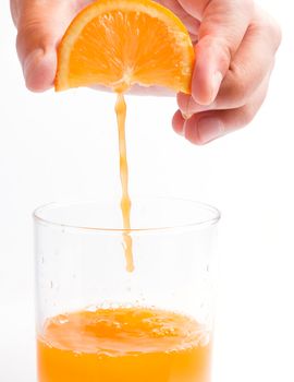 Freshly Squeezed Juice Showing Tropical Fruit And Organic