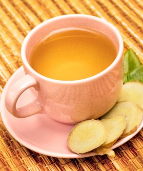 Outdoor Ginger Tea Indicating Teacup Organic And Beverages