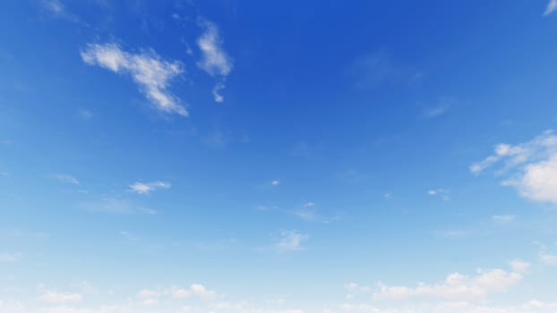 Cloudy blue sky abstract background, blue sky background with tiny clouds, 3d illustration