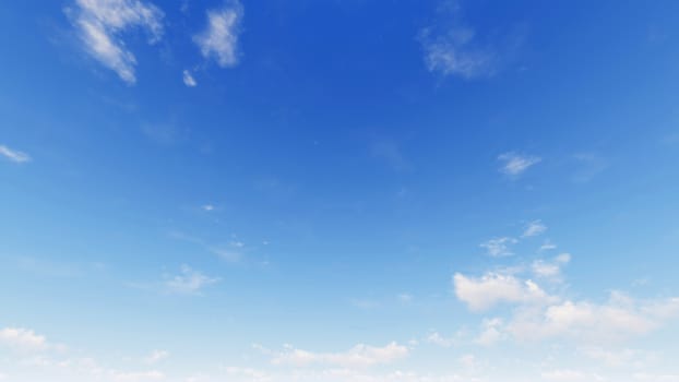 Cloudy blue sky abstract background, blue sky background with tiny clouds, 3d illustration