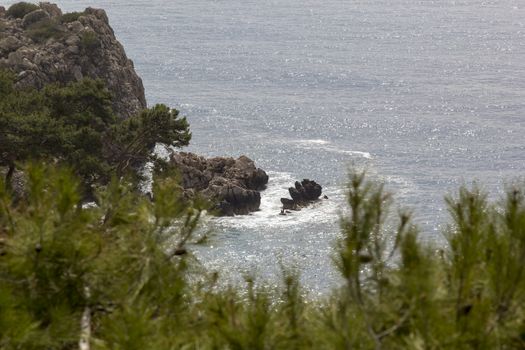 Phaselis Ancient City Bay Road. Antalya Turkey