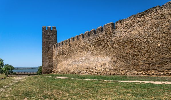 Akkerman Citadel in Bilhorod-Dnistrovskyi near Ukrainian Odessa city in a sunny day