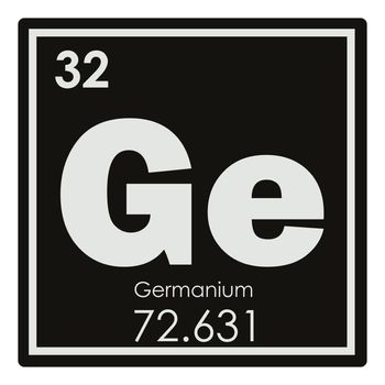 Germanium chemical element periodic table science symbol