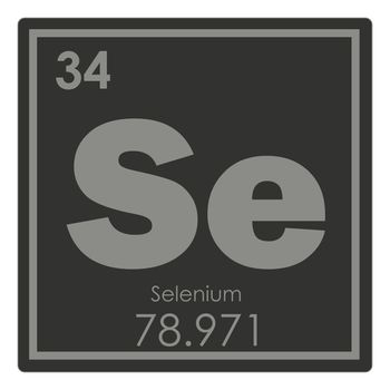 Selenium chemical element periodic table science symbol