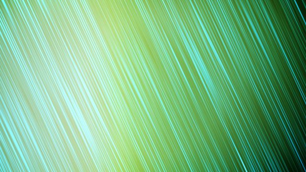 An arty 3d rendering of slanted sun rays shining in a light green atmosphere in a soft focus version. The sun beams have a playful character and look joyful