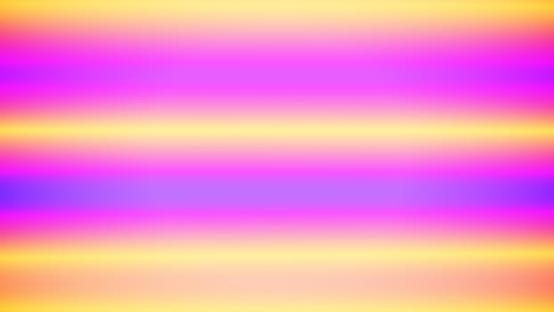 A cheerful 3d rendering of straight horizontal pink and violet rays shining in the yellow background in a defocused way. The sunbeams shine playfully.
