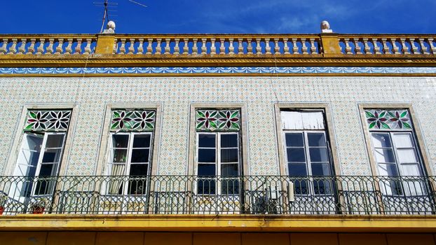 Detail of a building, Beja, Alentejo, Portugal