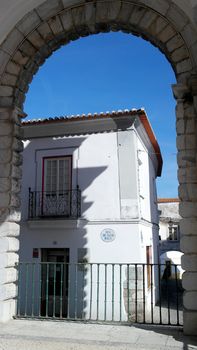 Detail of a street, Beja, Alentejo, Portugal