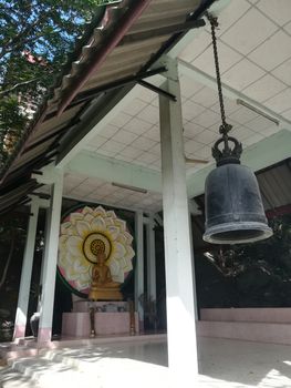 Worship Buddhist pavilion statue at Temple in Thailand  And historical attractions.