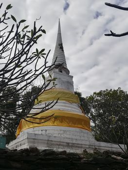 Worship Buddhist pavilion statue at Temple in Thailand  And historical attractions.