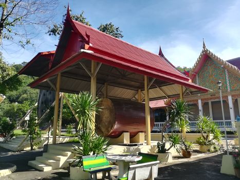 Worship Buddhist pavilion statue at Temple in Thailand  And historical attractions.