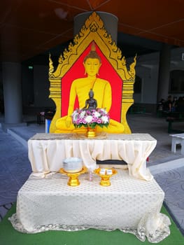 Buddha statue in Thailand temple