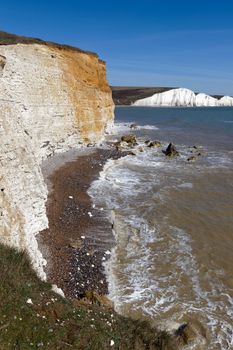 View of the Sussex Coastline from Hope Gap