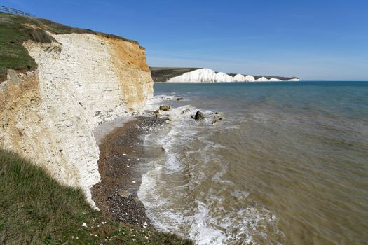 View of the Sussex Coastline from Hope Gap
