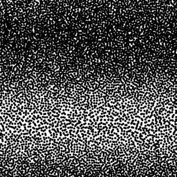  halftone dots pattern. Black dots on white background.