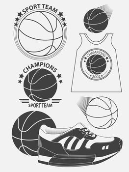buttifull Set of Basketball championship logo. illustration