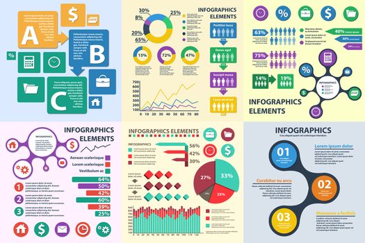 Business Infographics circle origami style. can be used for workflow layout, banner, diagram, number options, step up options, web design. illustration