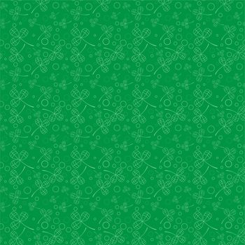 Clover leaves background. St Patricks day background. Seamless pattern. illustration