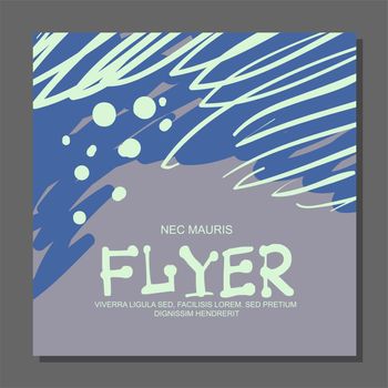 Abstract flyer with space for text. It can be used as an invitation to a night club. illustration