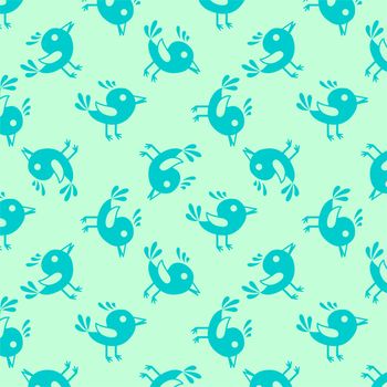 a multicolored sparrow. Background for gift wrapping. illustration