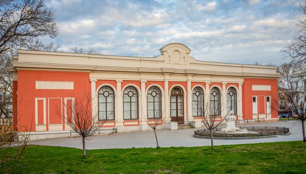 Odessa Museum of Navy in a spring evening. Tourist attraction of the city of Odessa, Ukraine