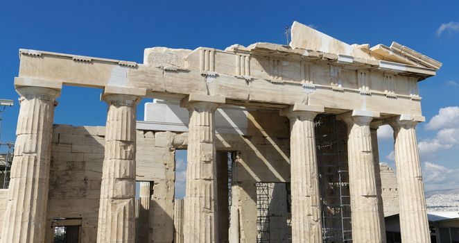 The Parthenon at the Acropolis in Athens, Greece