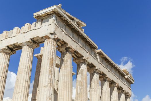 The Parthenon at the Acropolis in Athens, Greece