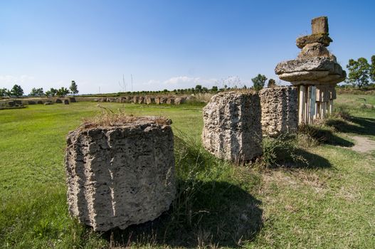 Metaponto archaeological area cities of Magna Greece Basilicata Italy