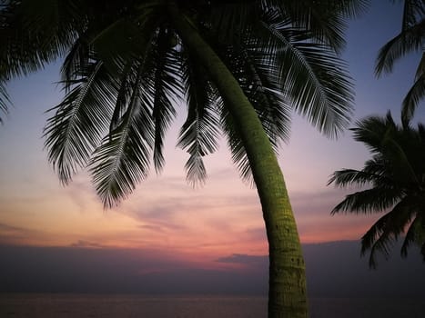 beautiful sky and beach in Thailand