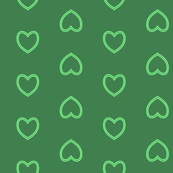  seamless pattern with nice hearts on background.