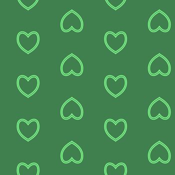  seamless pattern with nice hearts on background.