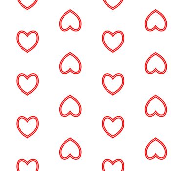  seamless pattern with nice hearts on background.