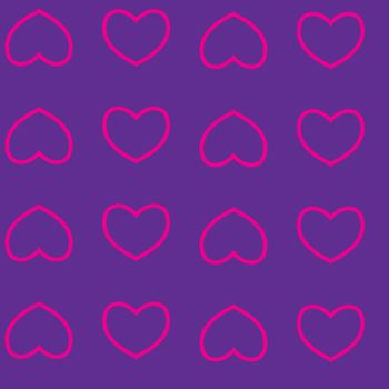  seamless pattern with nice hearts on background.