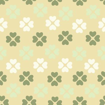  seamless pattern with nice hearts on background.