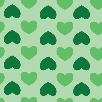  seamless pattern with nice hearts on background.