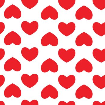  seamless pattern with nice hearts on background.