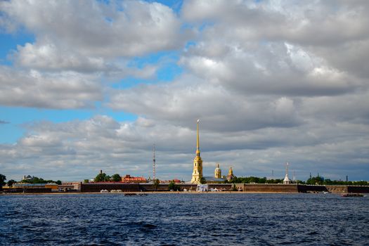 View of the Peter and Paul Fortress on the Neva, St. Petersburg