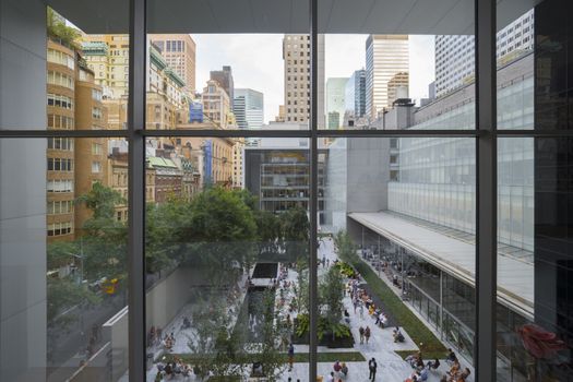 Terrace of the Moma Museum in New YorkGarden of the Moma Museum in New York