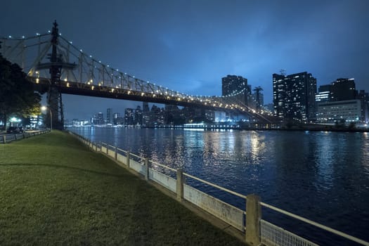 New York panoramic and night bridge