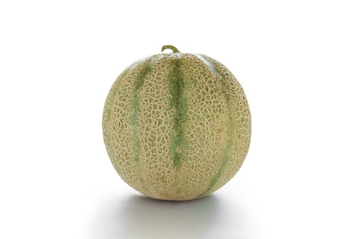 cantaloupe melon isolated on white background