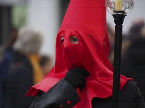 Salamanca, Castilla y Leon, Spain, March, 31, 2018, procession, tradition Holy Week of Salamanca