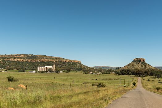 A view of Modderpoort, a village near Ladybrand in the Eastern Free State near the border with Lesotho
