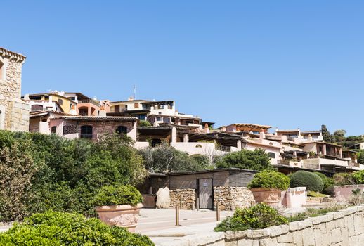 Porto Cervo on the italian island of sardinia, the place where in the summer the rich and famous travel for their exclusive vacation