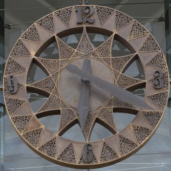 clock of the marrakesh station