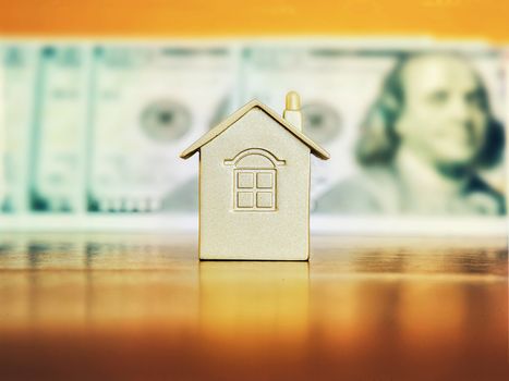 Money and home - the concept of buying a property.